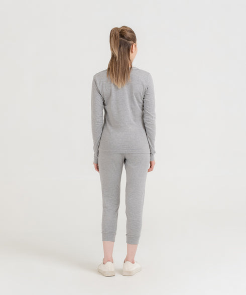 Women's Basic Long Sleeve V-Neck Tee